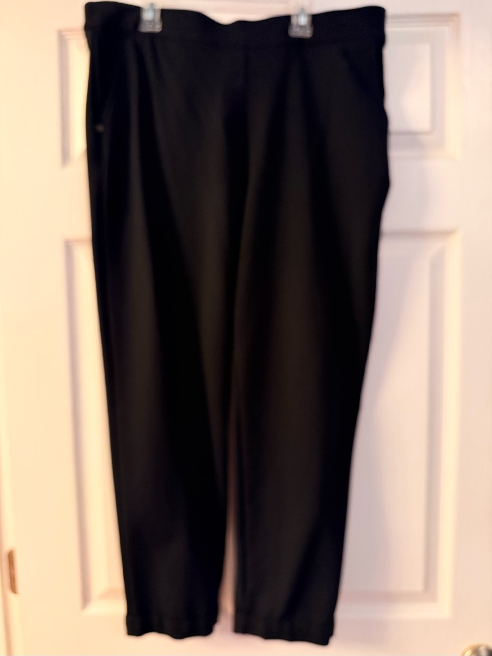 Liz Claiborne Black Straight-Leg Dress Pants